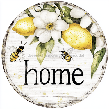 Lemon Sign, Home Sign, DCO-13039, Sign For Wreath, 10
